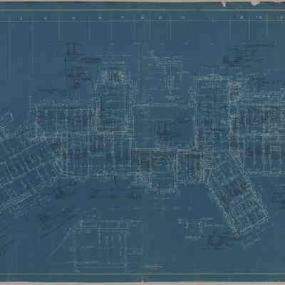Blueprint: Attic floor framing plan