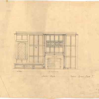 Drawing: Cromwell Guest Bedroom south elevation