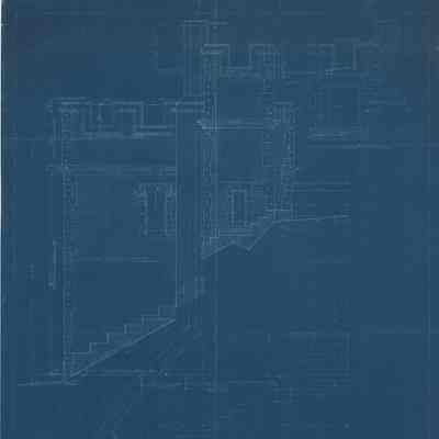 Blueprint: Tower chimney on north wall