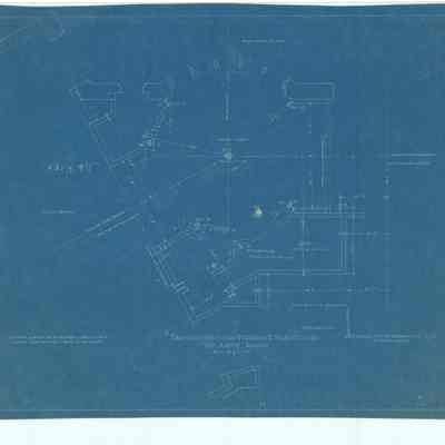 Blueprint: Round Room furring and partitions