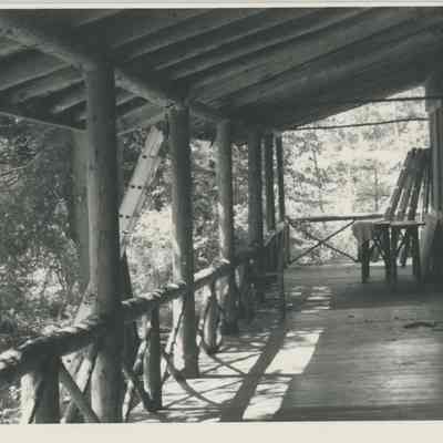 Front porch of the Main Cabin at SunSands