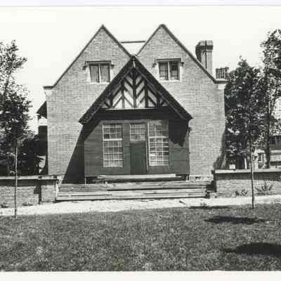 South Façade, Stan Hywet Hall Under Construction