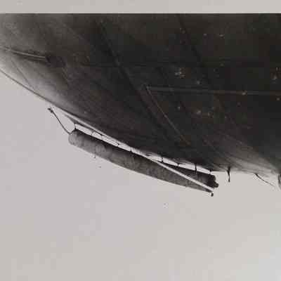Underside of dirigible