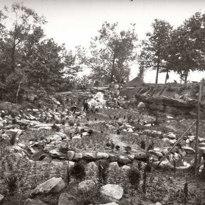 Japanese Garden during construction
