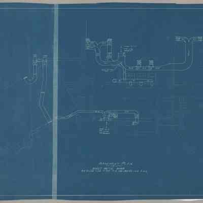 Blueprint: Sheet metal work plan basement