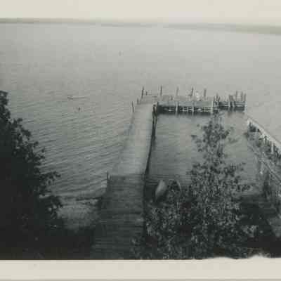 The dock at Cedar Lodge