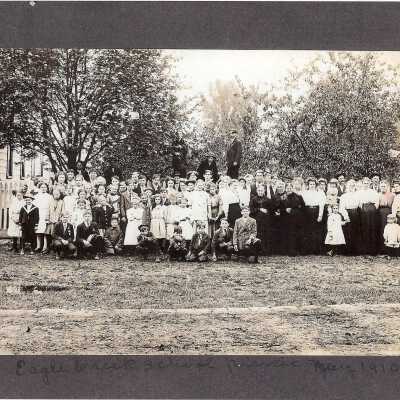 Eagle Creek School picnic - 1910