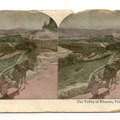 The Valley of Hinnom, Palestine