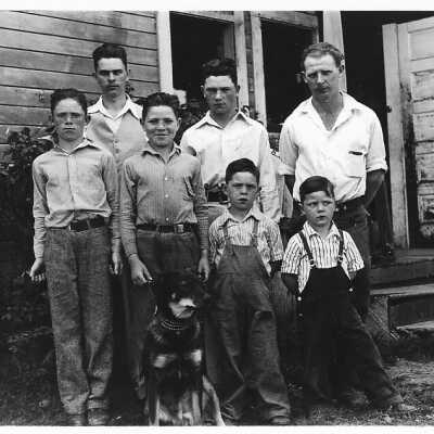 Boys, Men, and Dog