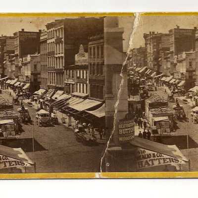 Broadway, looking south from the corner of Canal Street.