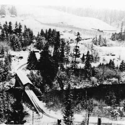 Covered Bridge over Clackamas River