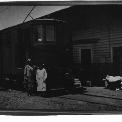 Two Women by Trolley