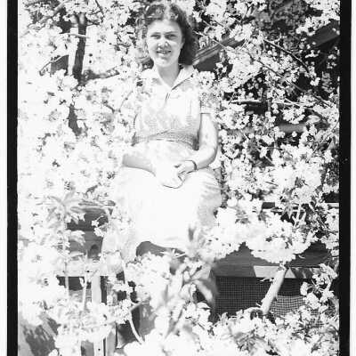 Woman in Garden