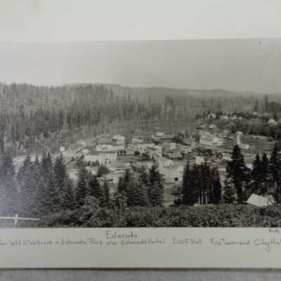 Estacada downtown from bluff