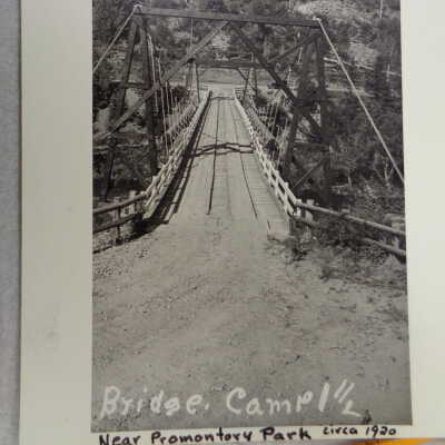 Bridge Camp on Clackamas River 1920