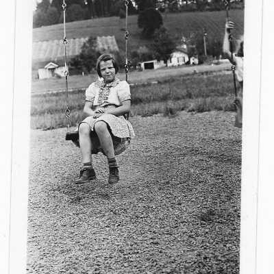 Girl on Swing