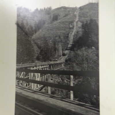 Railroad tresile over Clackamas River