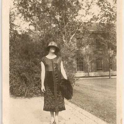 Woman in black