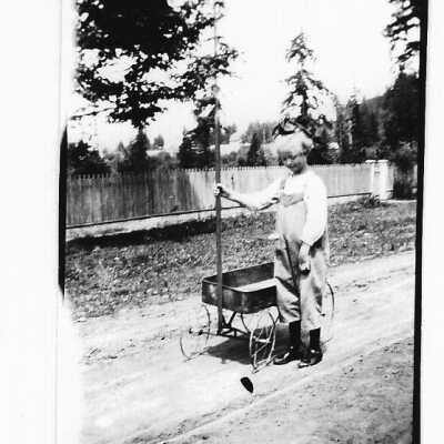 Girl with Wagon
