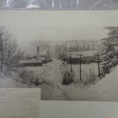 Broadway Street Estacada, 1920 Snow