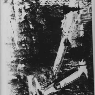 Covered Bridge and building of a new bridge