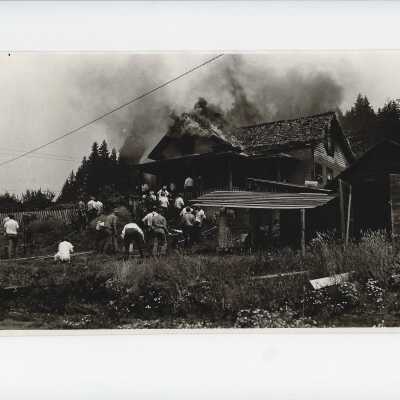 1928 fire at Molly Bates Home