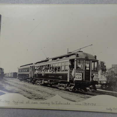 Trolley cars in Estacada 1908-1911