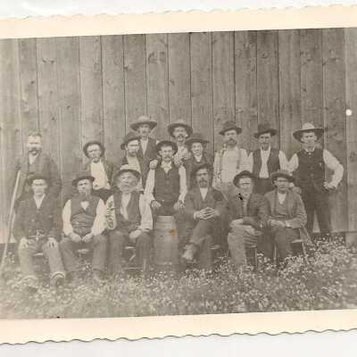Men outside Wilburn Store