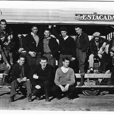 CCC Boys at Estacada Train Station