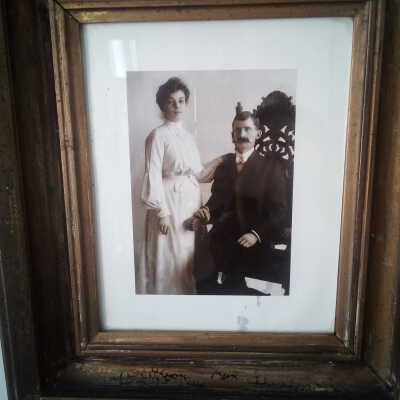 Maude Cole and Gus Burnett