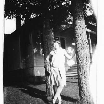 Woman under Tree