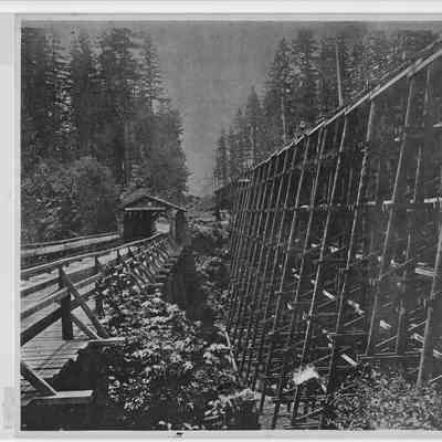 Eagle Creek Covered Bridge and Trestle