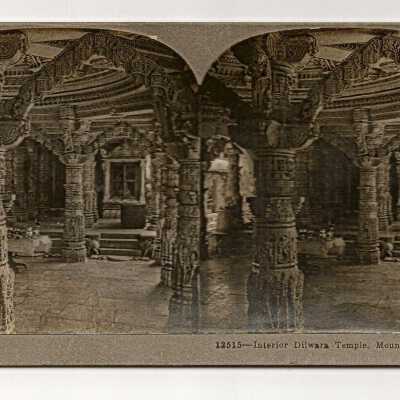 Interior Dilwara Temple, Mount Abu, India.