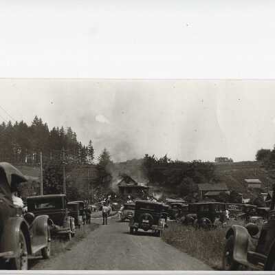 1928 fire at the Mollie Drttes House enst end of 2nd st.