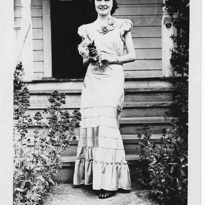 Miss Beard by the Porch