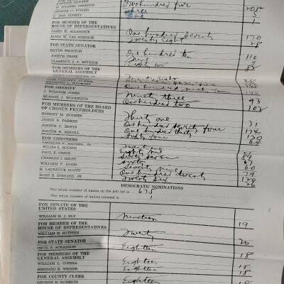 Primary Results, 1938
