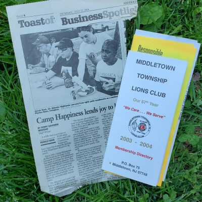 Middletown Township Lions Club Materials