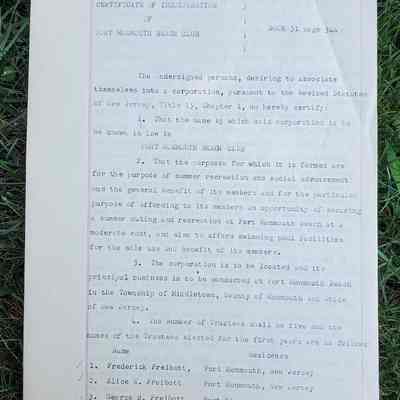 Port Monmouth Beach Club Incorporation