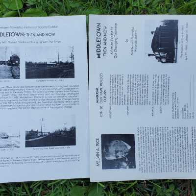 Middletown Township Historical Society Exhibit Materials