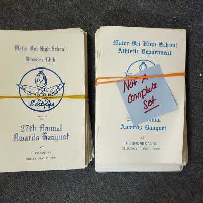 Mater Dei High School Athletic Awards Journals