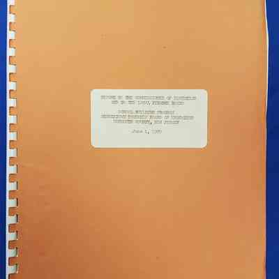 Report to Commissioner of Education on School Building Program