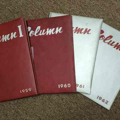 Croydon Hall "Column" Yearbooks