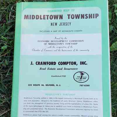 1965 Hammond Map of Middletown