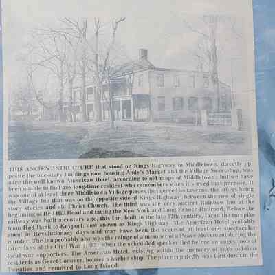 American Hotel Clipping