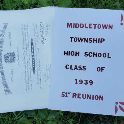 Middletown Township High School Class of 1939 Reunion Documents