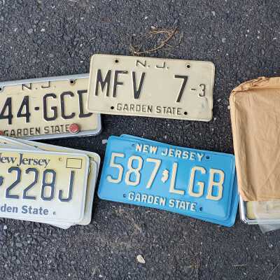 New Jersey License Plates