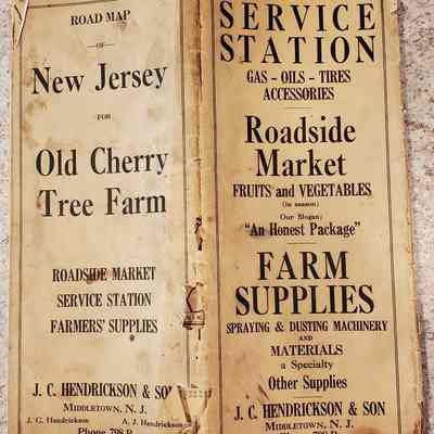 New Jersey Road Map featuring Old Cherry Tree Farm
