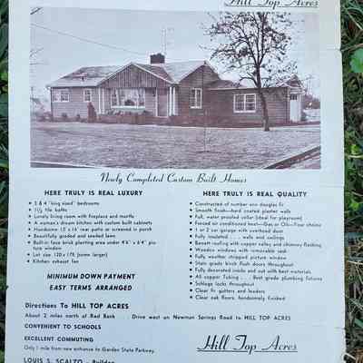 Hilltop Acres Flyer