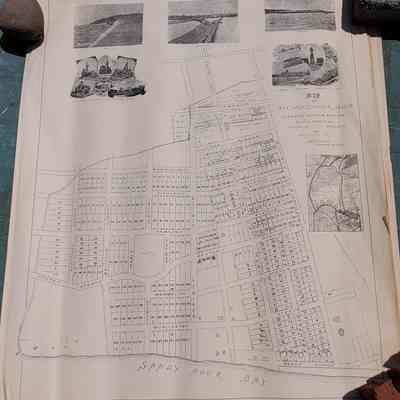 "Map of Atlantic Highlands" (Leonard Avenue Station)