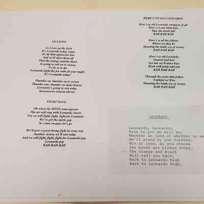 School Songs of Middletown Township High School